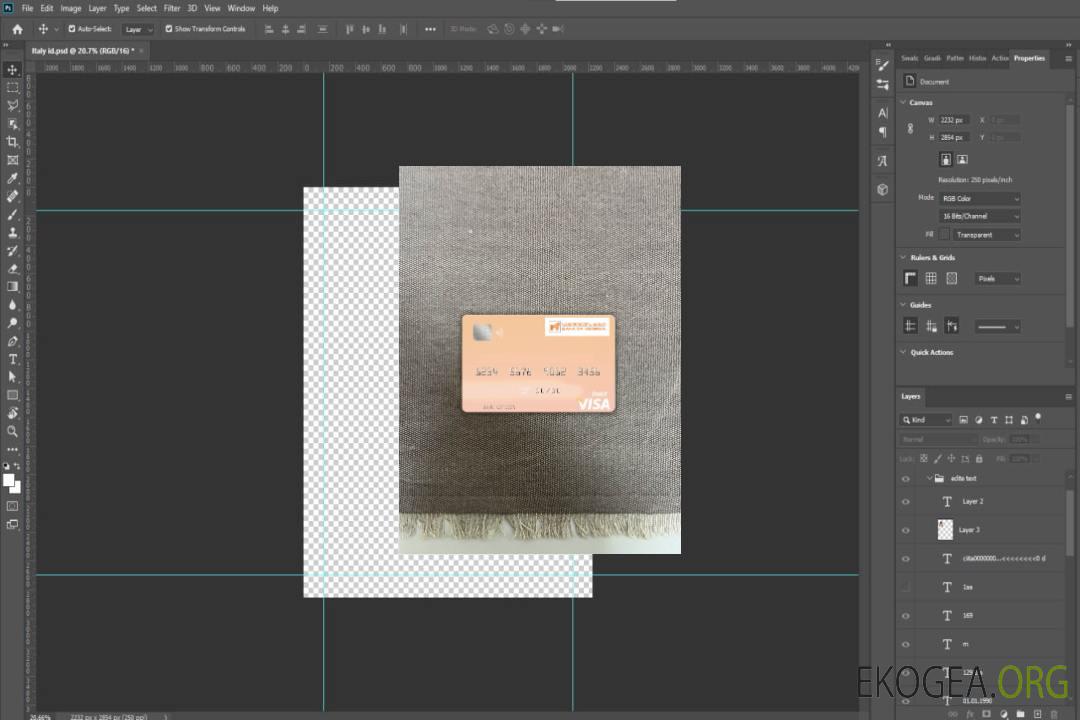 Georgia Bank of Georgia visa carte de débit photolook AVANT template